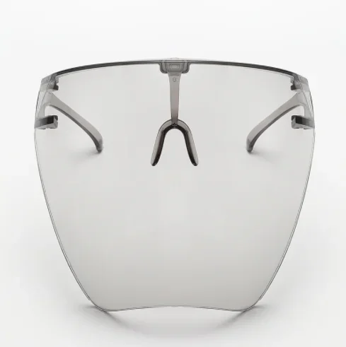 Lunettes de soleil intégrales masque femmes hommes lunettes de protection lunettes lunettes lentille sphérique couverte Anti-pulvérisation lunettes de soleil de cyclisme: Ivoire