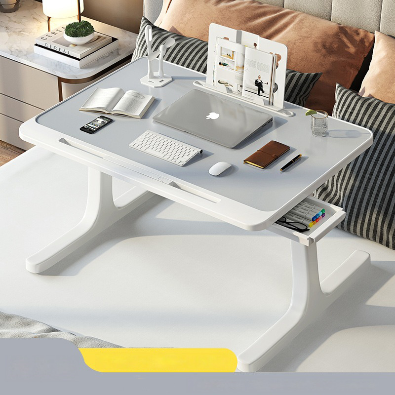 Chevet pliable ascenseur ordinateur bureau lit petite table rechargeable mise à niveau multifonctionnelle table d'étude dortoir facile ordinateur portable Des: vert clair