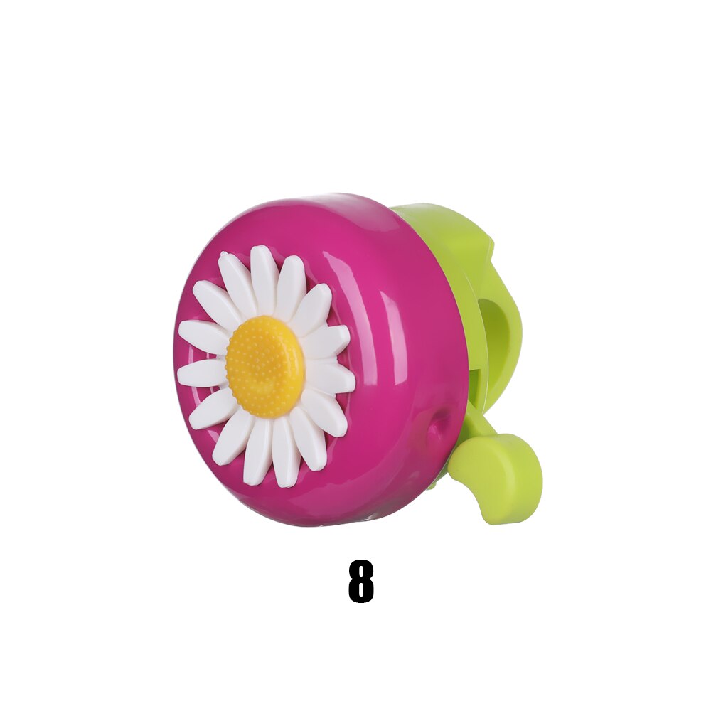 Mode 1Pc Kids Funny Fiets Bell Hoorns Fiets Daisy Bloem Kinderen Meisjes Fietsen Ring Alarm Voor Stuur Multi-kleur: 8