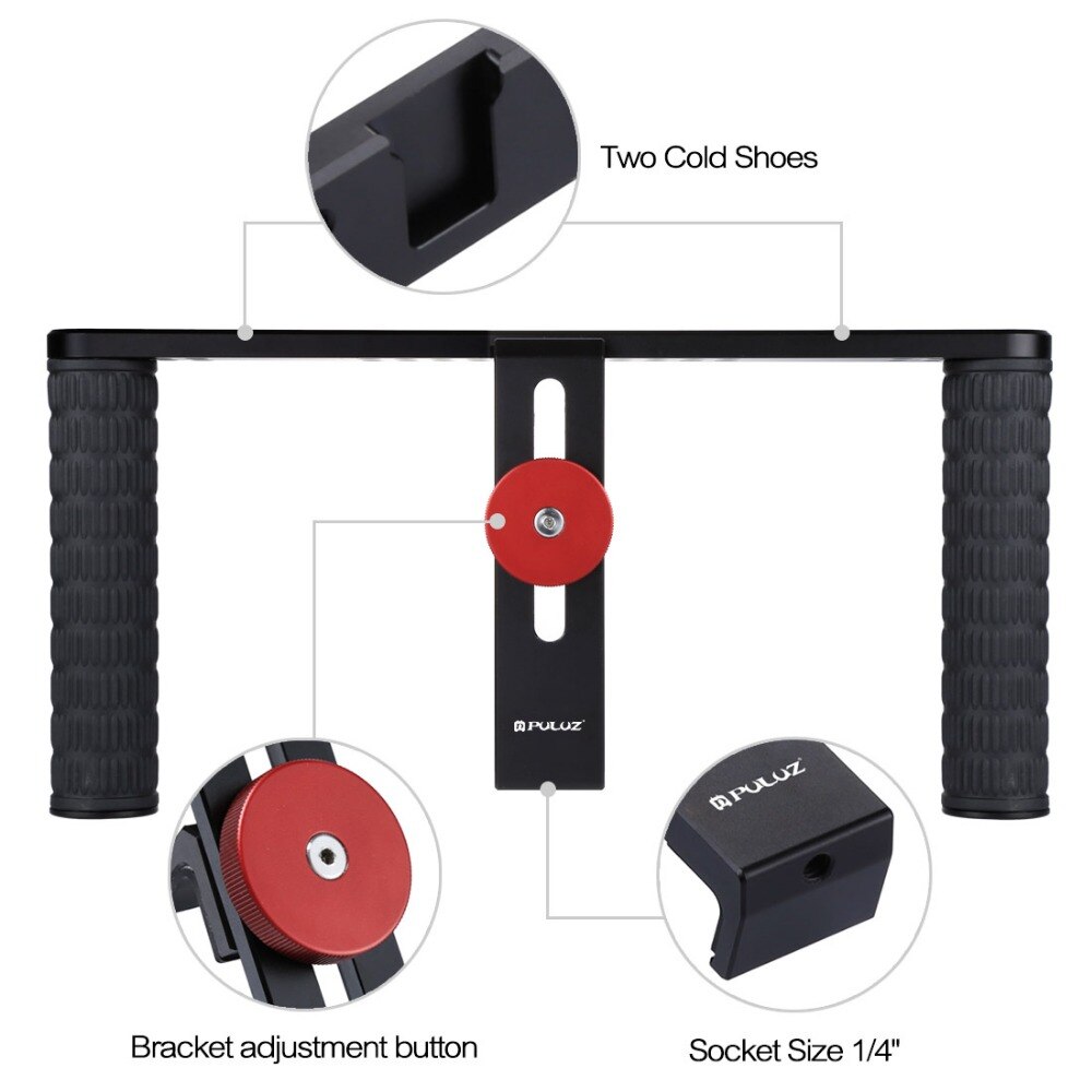 HandheldRig cinema Che Fanno rig Stabilizzatore/Steadicam Supporto Della Staffa Della Culla Della clip Del Telefono per il iphone, Smartphone video rig