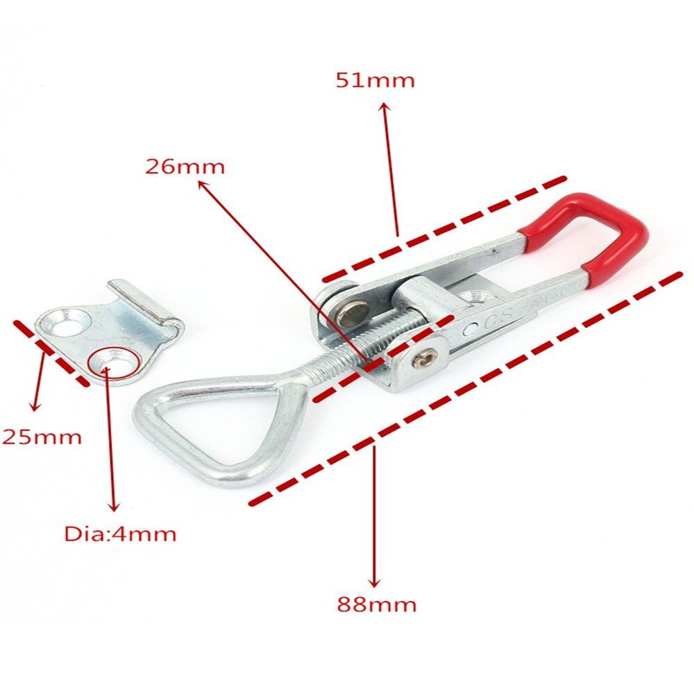 Button Toggle Clamp 4 stücke 100Kg/220lbs Halten Kapazität Holzbearbeitung Quick Release Latch Toggle Clamp Lock