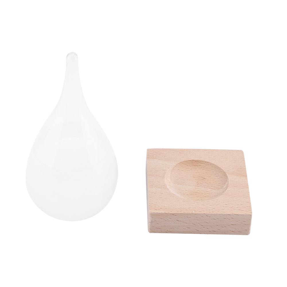 verre tempête en forme de goutte tempête verre bouteille bureau Station météo météo prédicteur météo prédicteur décor à la maison