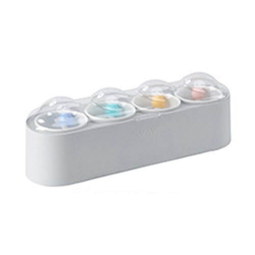 spice jars set salt and pepper shakers seasoning container box seasoning bottle pumpkin spice sugar jar kitchen canister sets: 4gray