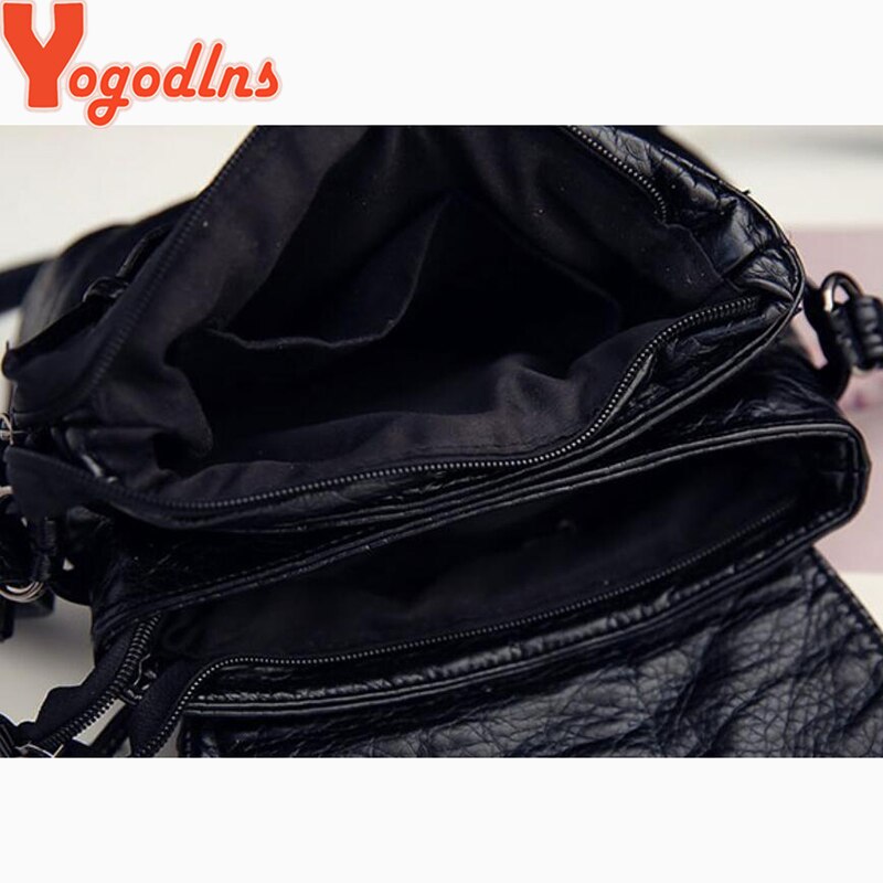 Yogodlns – sac à main en cuir noir pour femmes, pochette Rivet, petite bourse de soirée, à bandoulière, sacoches de soirée