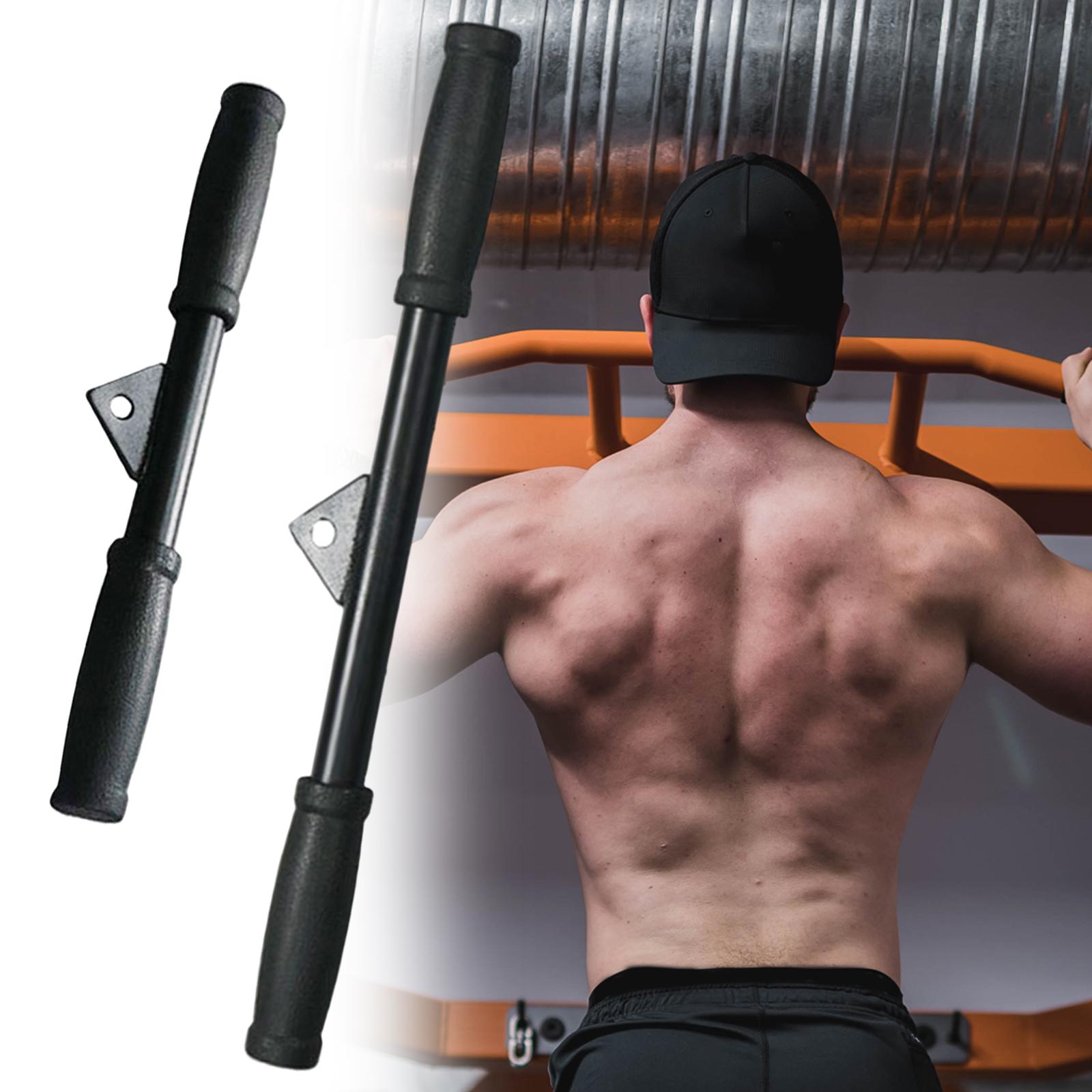 Gym Pulldown Bar Training Press Handle Pully Cable LAT Biceps Revolving Home