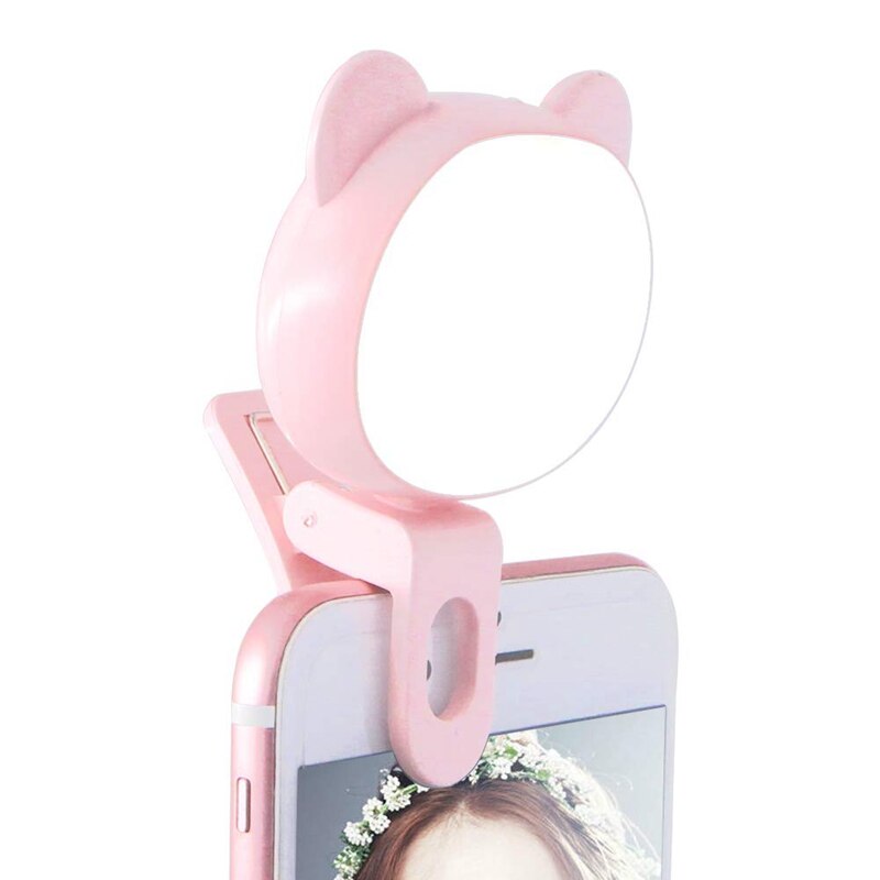 Selfie Ring Licht Voor Camera, Oplaadbare Clip Op Selfie Led Camera Light Voor Iphone,Ipad,Samsung, tablet, Laptop