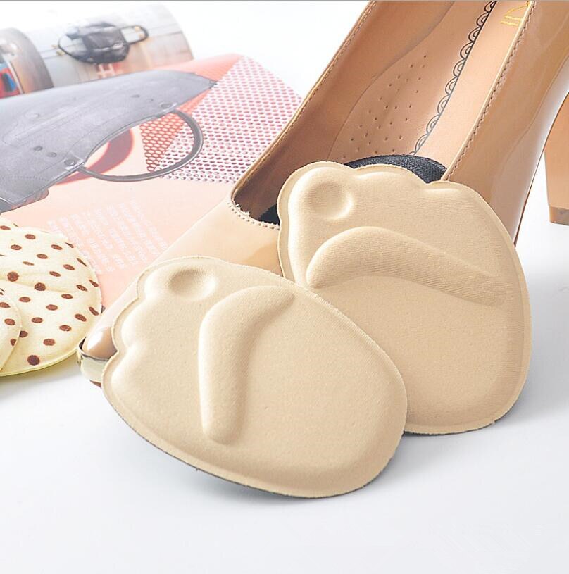 4 Stuks Sandalen Antislip Stickers Lederen Voorvoet Pad Vrouwen Hoge Hakken Pijnbestrijding Insert Inlegzolen Teen Kussen Voetverzorging schoenen Pad kopen vanaf een prijs van 7