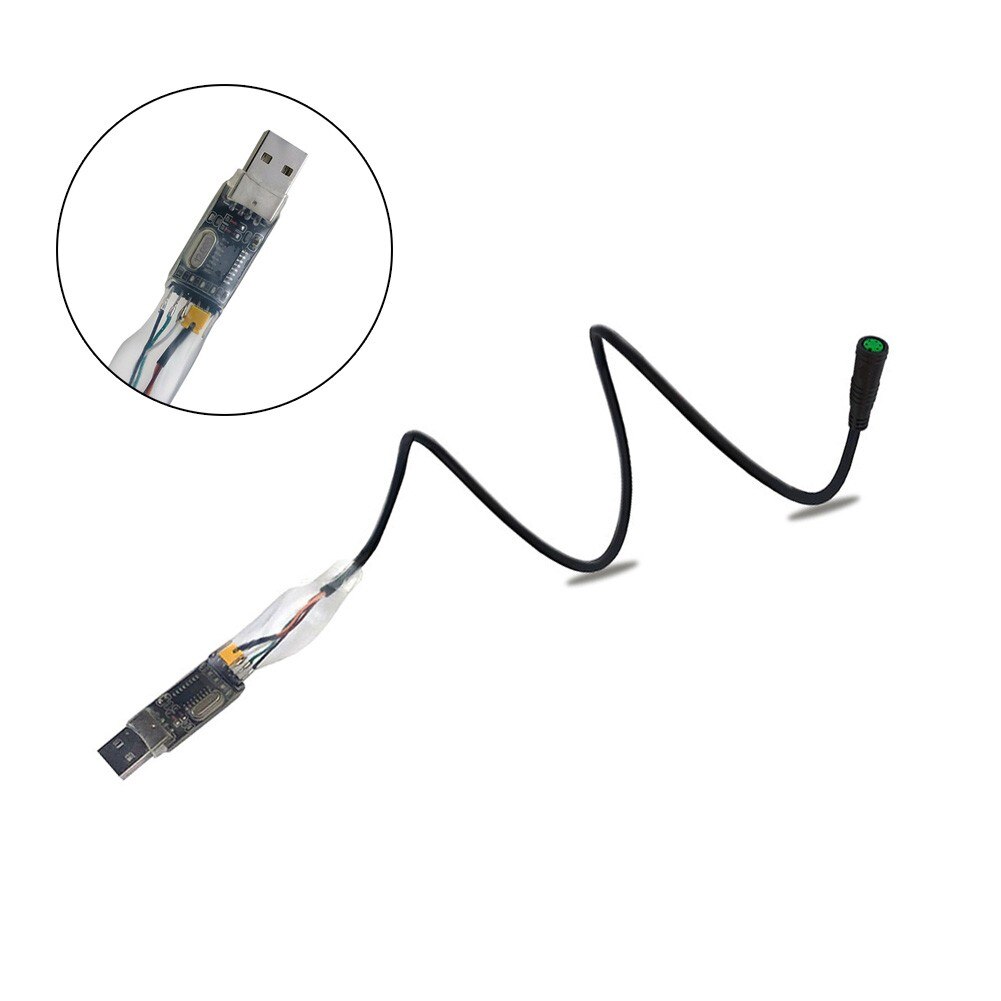 Bafang Programming Line 5Pin E-bike USB Conversions Cable For BBS01 BBS02 BBSHD Hydraulic Brake Sensor Display Mid Drive Motor
