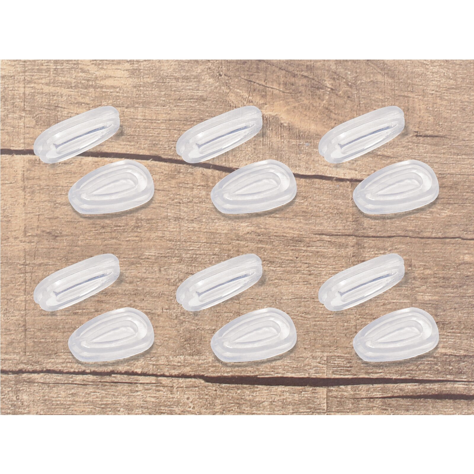 Vervangende transparante neuspads van vonxyz voor oakley titanium crosshair  oo6014 montuurvarianten
