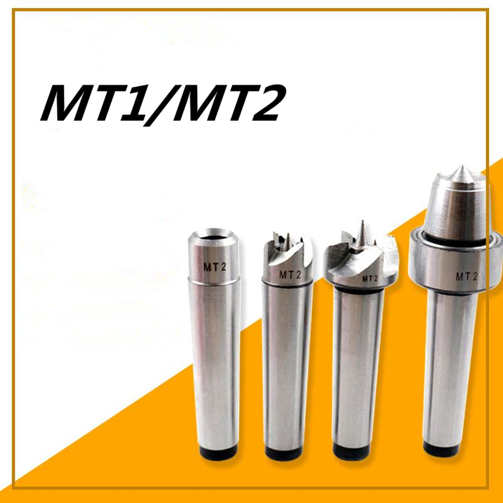 4Pcs MT1/MT2 Hout Draaibank Draaien Tool Spur Live Center Set Taper Tool Voor Hout Metaalbewerking Vervelen Losse Kop draaibank Freesmachine