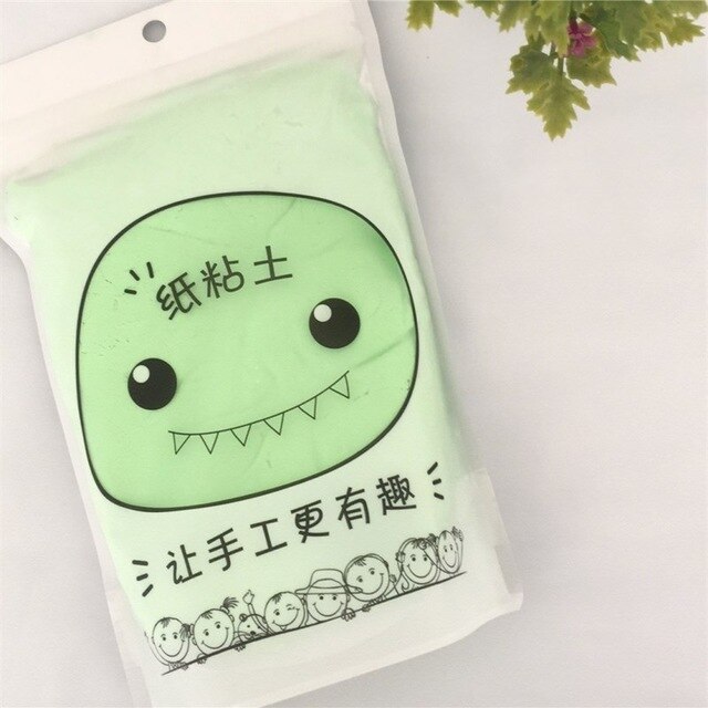 100g Licht Papier Klei Lizun Genoeg Grote Volume Zachte Monster Papier Klei Plasticine DIY Kid Speelgoed Tekening Slime blauw Polymeer: 4