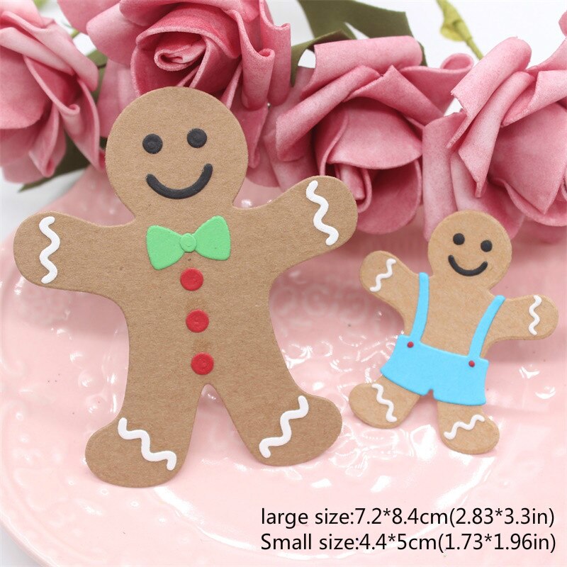 YPP CRAFT Gingerbread Man Metal Cutting Dies Stencils for DIY Scrapbooking/photo album Decorative Embossing DIY Paper Cards