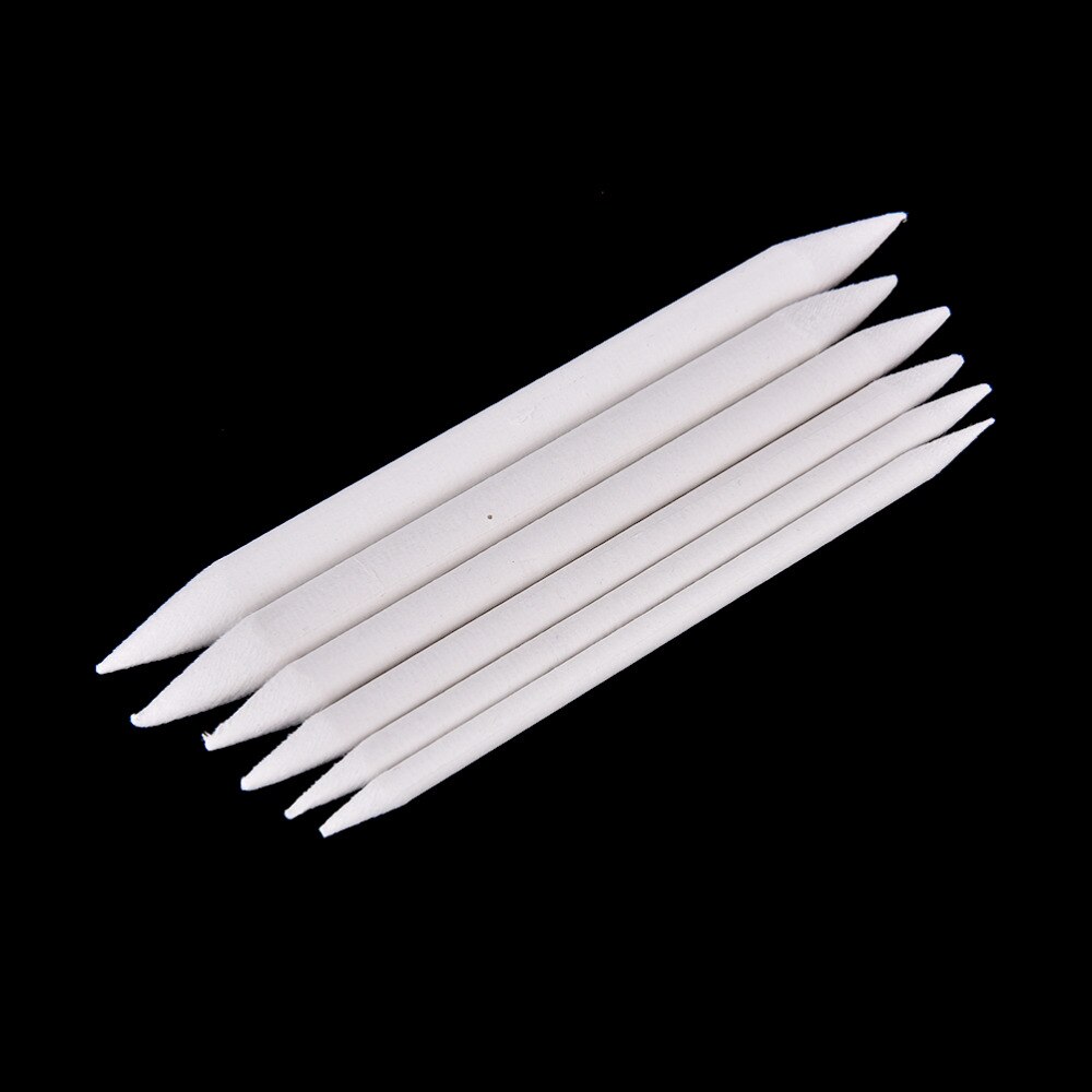 6 uds herramienta de dibujo de arte duradero de doble cabeza, nueva mezcla de colores Pastel, Material de Tortillon, lápices de papel escolares para dibujar