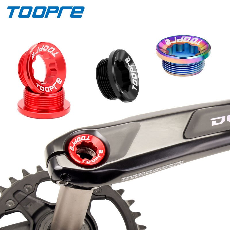 TOOPRE-tornillo de aleación de aluminio para bicicleta de montaña, rueda de cadena integrada Torx, cubierta de manivela EIEIO M20, perno para XT/XTR/SLX/DEORE