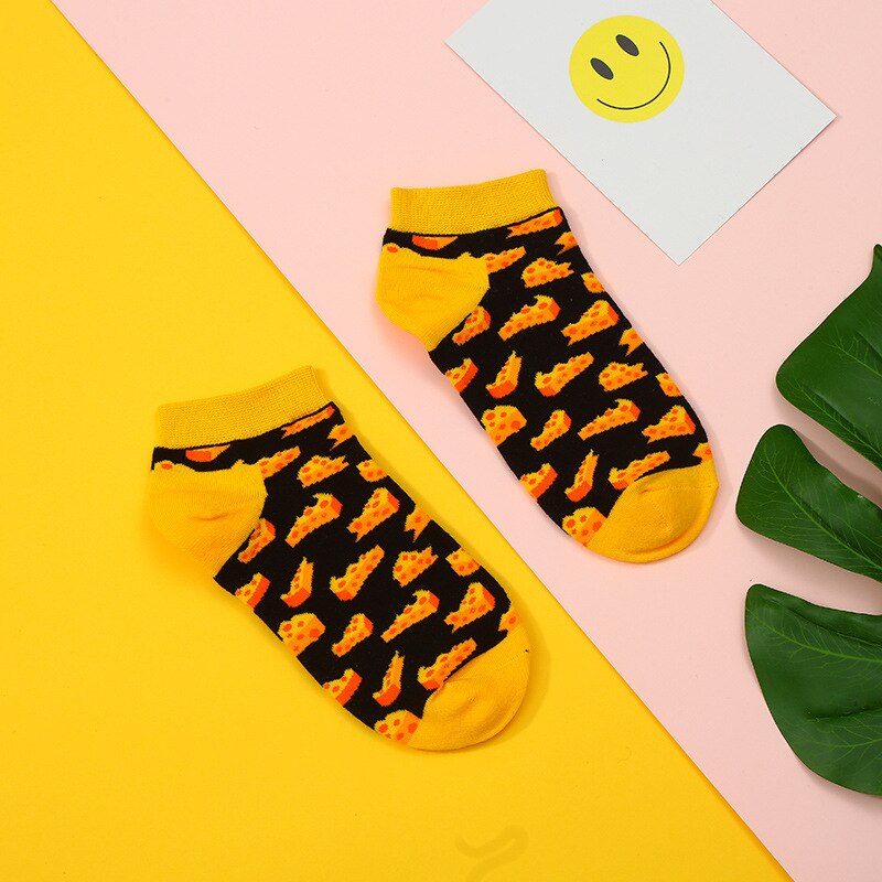 Novelty Food Pattern Socks - Funny Kawaii Cotton Casual Crew Socks for Kids: 2