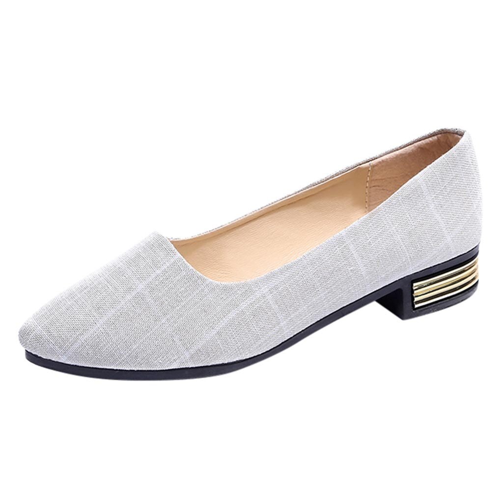 Women Flats Slip on Flat Shoes Candy Color Woman Boat Shoes Black Ladies Ballet flats shoes: White / 35