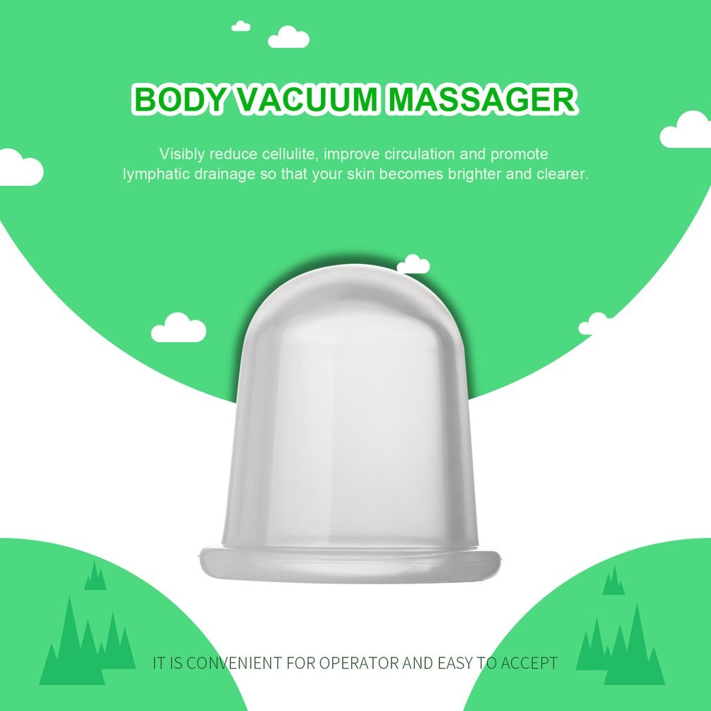Cuidados de saúde durável corpo inteiro vácuo massageador silicone copo anti celulite aliviar o estresse fadiga física para a família