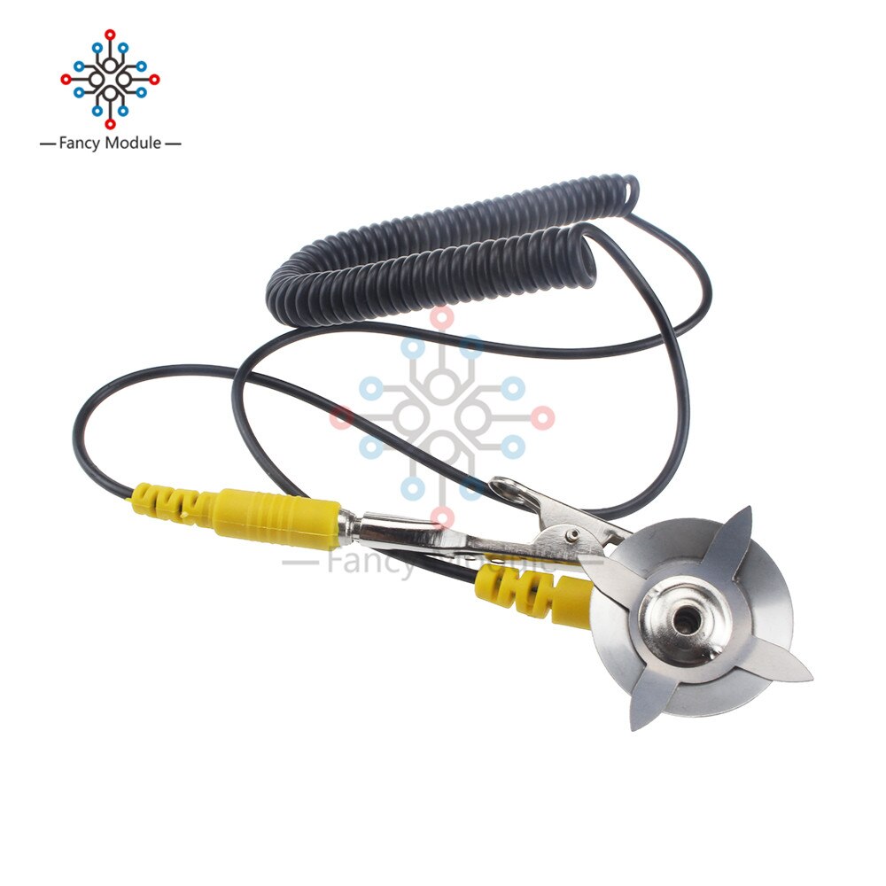 Anti-Static Coil Cable Anti Static ESD Mats Grounding Point Cord