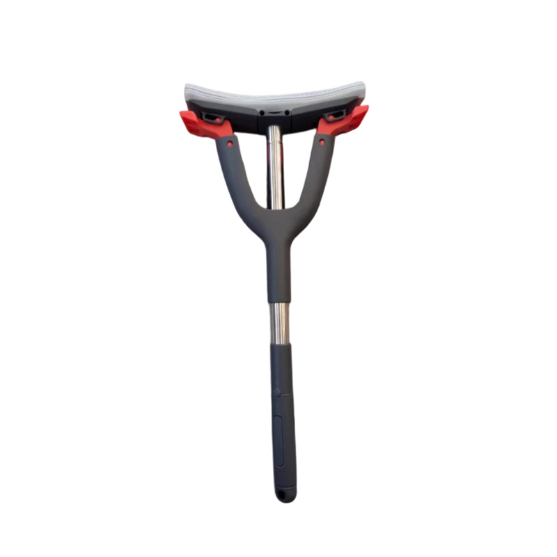 Untior mini svampmopp skrivbord självpressande stark absorberande rengöringsmedel handfri borste för hemmakök badrum rengöringsmedel: Vit