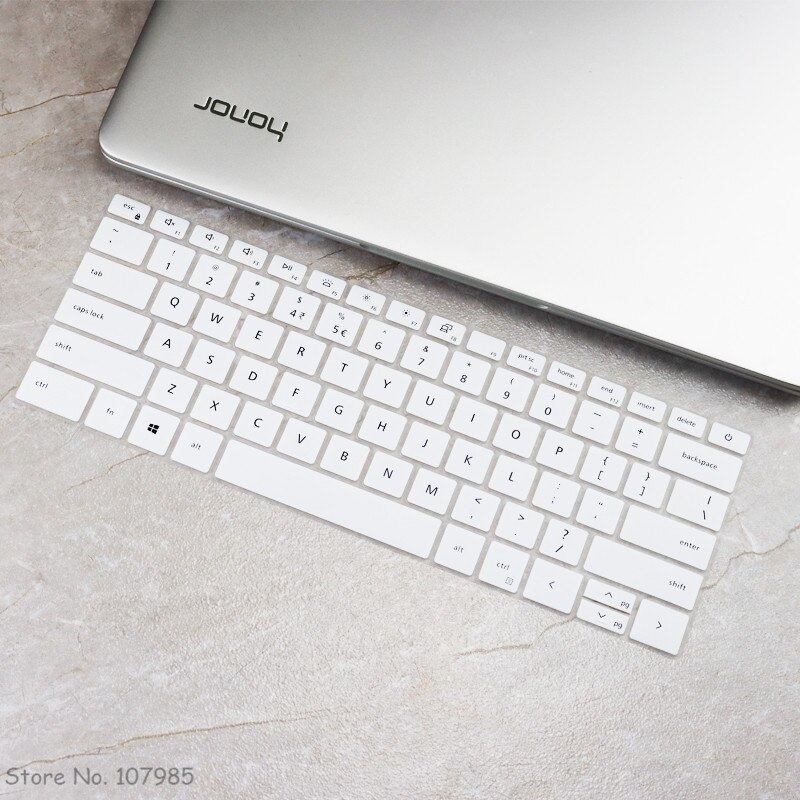Laptop Keyboard Cover Skin Protector For Dell Inspiron 13 5310 Dell Latitude 3420 14" Inspiron 14 5410 5415 5418 7000 7415: White