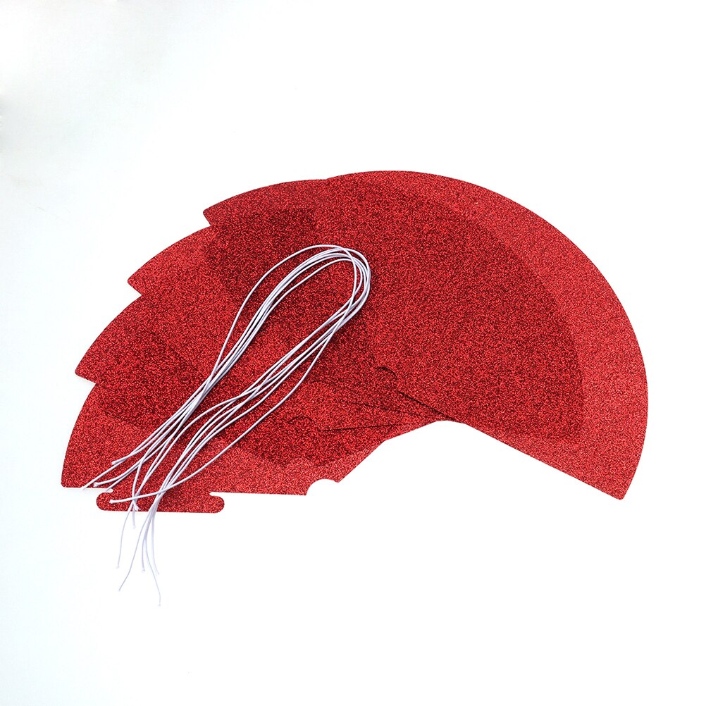 12pcs Glittering Birthday Hats Party Crown Hats Prince and Party Decoration with Strap (Golden)