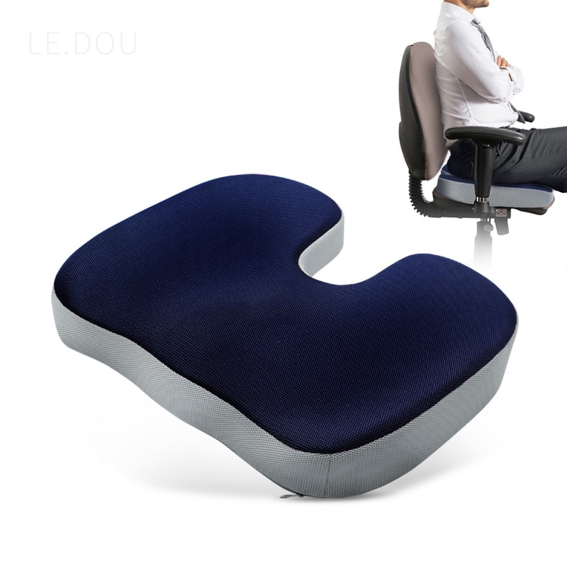 Coccyx kudde ortopediskt minne skum ischias kudde anti-decubitus lättnad smärta kontor hem sittande kudde ergonomisk hemorrojd