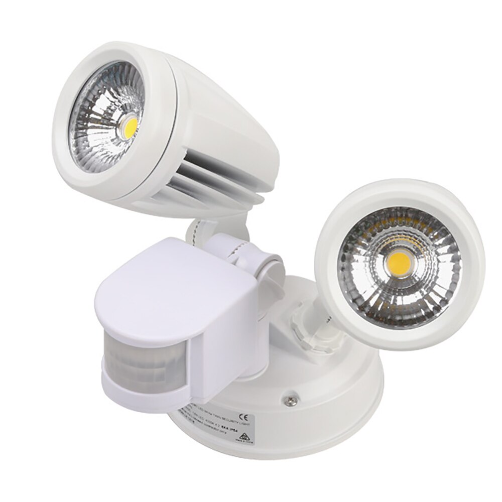 LED 13W/26W Twin PIR Security Sensor Floodlight AC 220V Spotlight Waterproof IP54 Para Patio Wall Light for Garden Outdoor Lamp