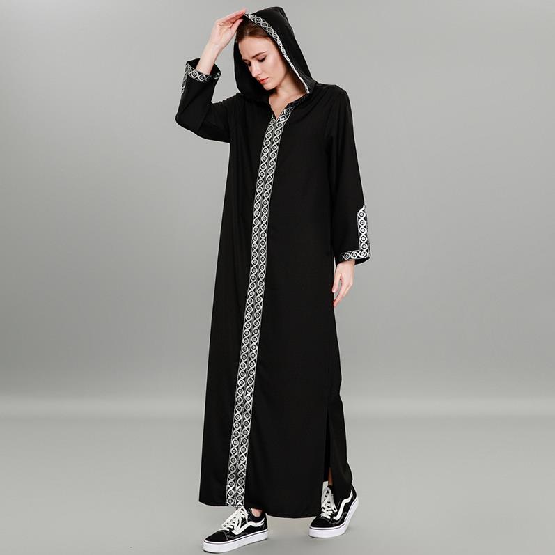 Kaftan Abaya Voor Vrouwen Zwarte Abaya Dubai Turki... – Grandado