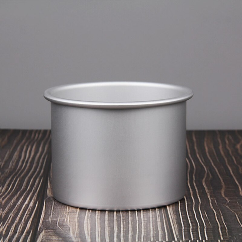 1 Piece Round Cake Pan with Removable Bottom, Anodized Aluminum 10cm Deep Round Cheesecake Pan Chiffon Cake Mold Baking Mould