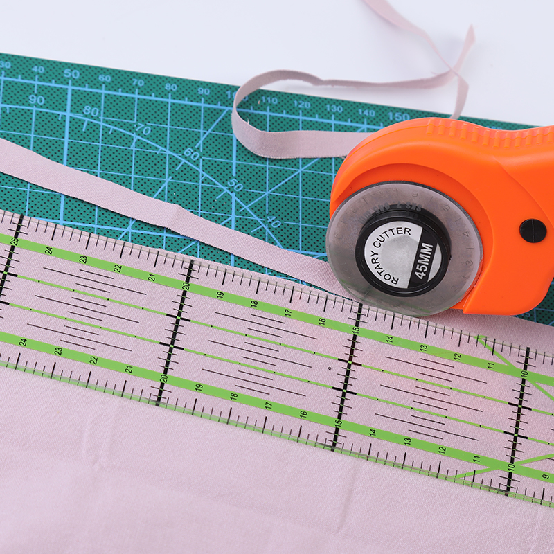 Regla de costura acrílica , regla de corte de tela para dibujo y medición, accesorios de herramientas de proceso de costura DIY, 5x30CM, 1 Uds.