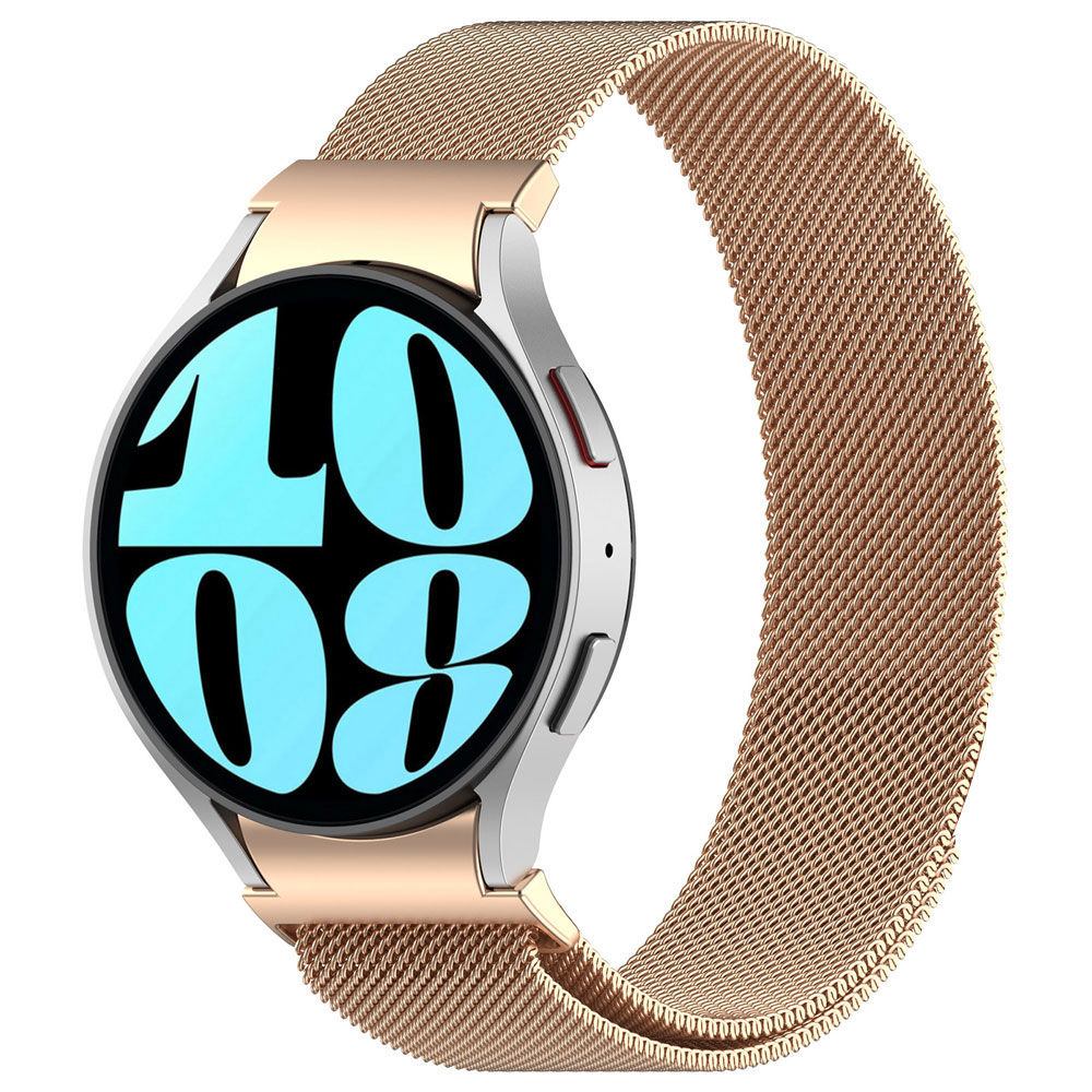 Correa de reloj de acero inoxidable para Samsung Galaxy Watch 7/FE, pulsera magnética de Metal para reloj inteligente, ajuste rápido