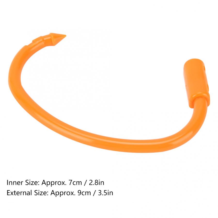 3pcs/set Cattle Nose Ring HL-Q5 Farm Plastic Bull Cow Cattle Nose Ring Animals Equipment Accessory