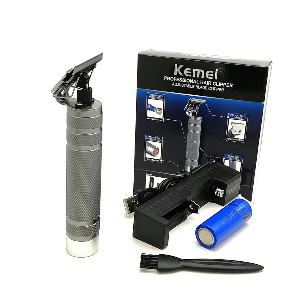 KM-T9/2026/1974 T Outliner mower KEMEI rasoir électrique Rechargeable tondeuse à barbe électrique Machine à raser pour hommes barbe rasoir humide-sec double usage lavable KM-T9: KM-1974B