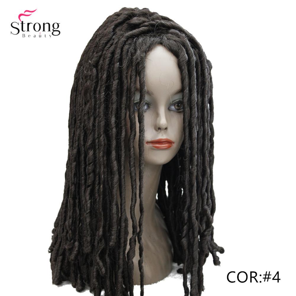 StrongBeauty Twist Haar Viertelnote Zöpfe Perücken Synthetische Dreadlocks Zöpfe Haar Perücke: #4