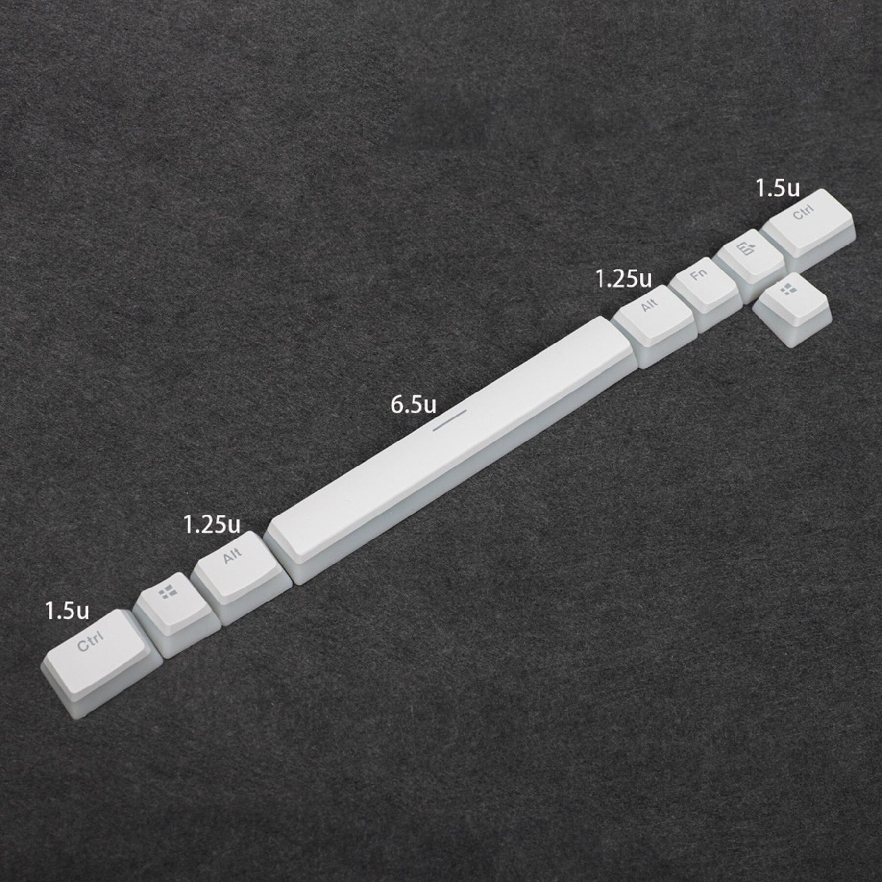OEM Profile 112 Key ANSI ISO Pudding PBT Double Shot Shine Through GK61 Keycaps For Mechanical Keyboard GK61X GK64X 60% Keychron: Corsair White Bottom
