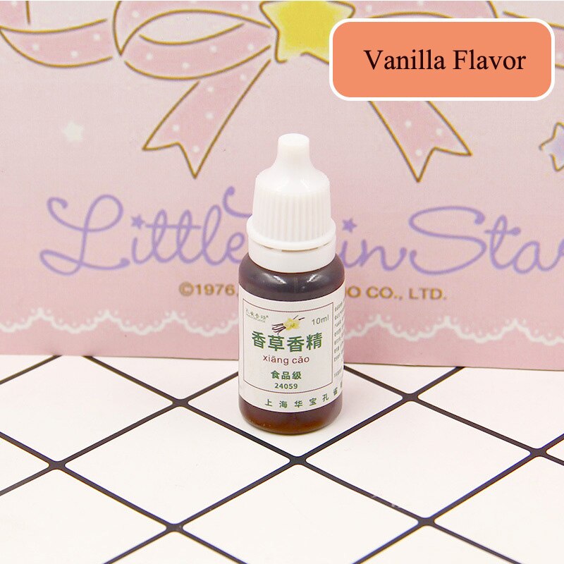 10ML Geschmack für Schleim Modellierung Ton DIY Pädagogisches Spielzeug für Kinder Kinder Kreative Machen Ihre Schleim Geruch Süße Scheiben aromen: Vanilla Flavor