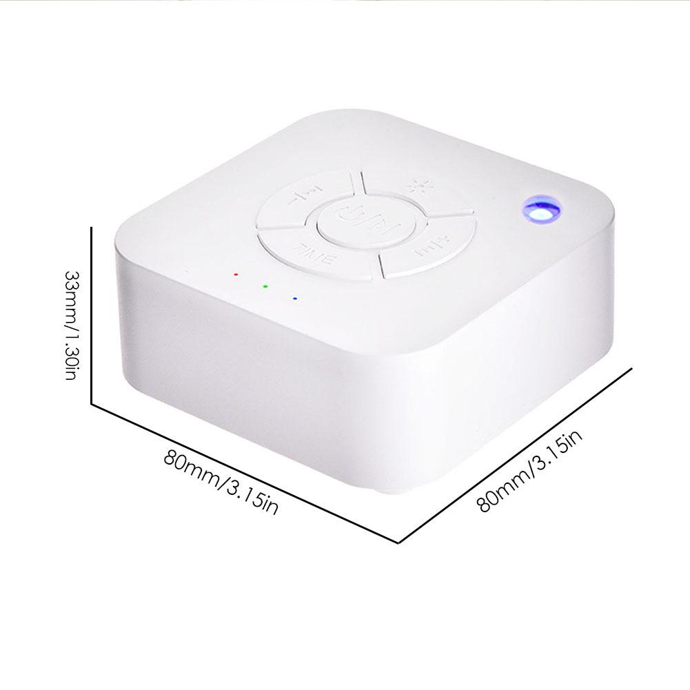 USB Rechargeable White Noise Machine Timed Shutdown Sleep Sound Machine Sleeping Relaxation for Baby Adult expedient