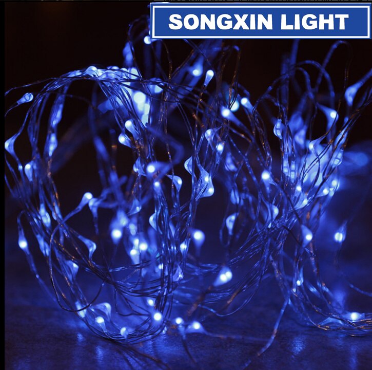 5 meter 50 led-snoer usb decoratieve verlichting koperdraad snoer knipperende lampjes met sterren slaapkamer met schakelaar