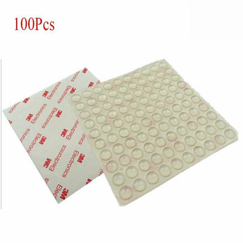 3M silikonowe gumowe nóżki bumpony samoprzylepne okrągłe samoprzylepne na kółkach bufor drzwi: przezroczysty