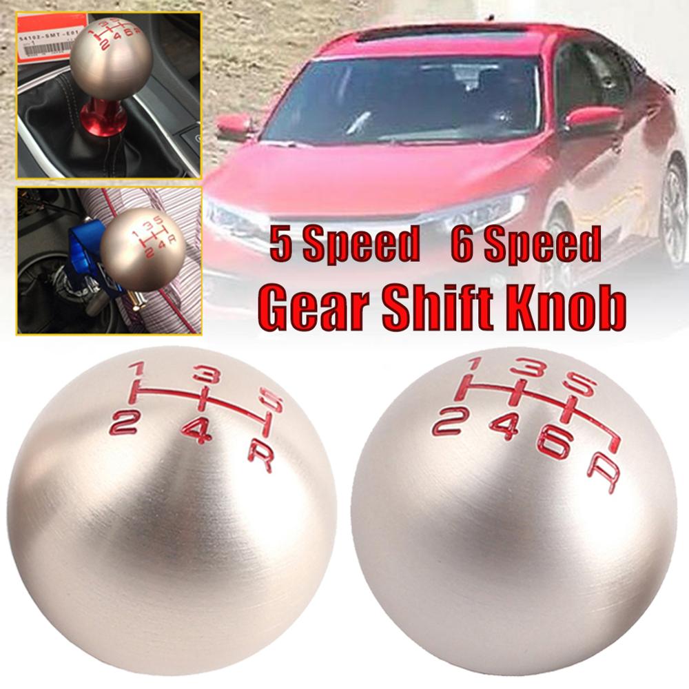 Comfortable Feel 5 & 6 speed pattern Aluminum Shift Knob Car Gear Shifter for JDM Honda Civic FD2 Type-R