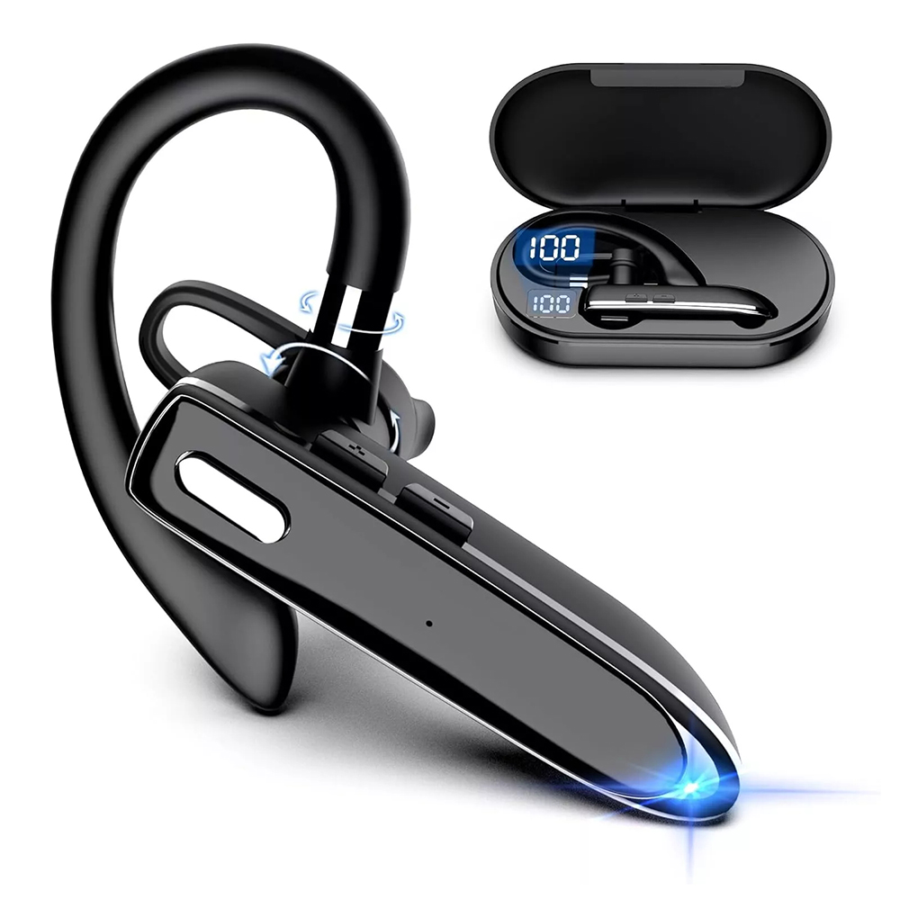 Neuer kabelloser Business-Kopfhörer YYK530, Einzelohr-Dual-Mikrofon, Bluetooth V5.3-Kopfhörer, Geräuschunterdrückung, Headset für Arbeit/LKW-Fahrer