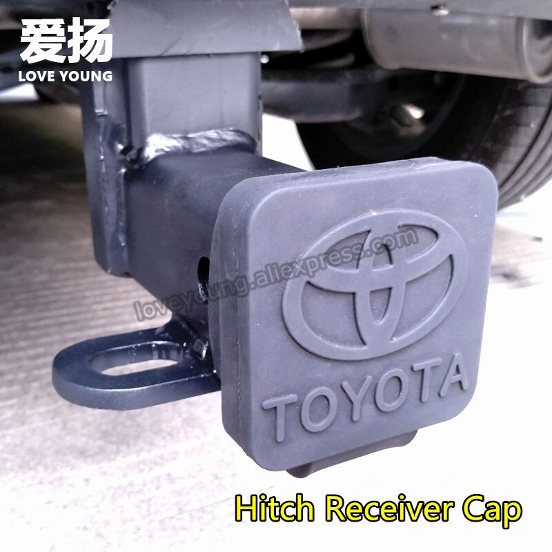 Black Rubber Trailer Hitch Receiver Cover /Universal Receiver Plug Tube Cap/Protective Cover: black