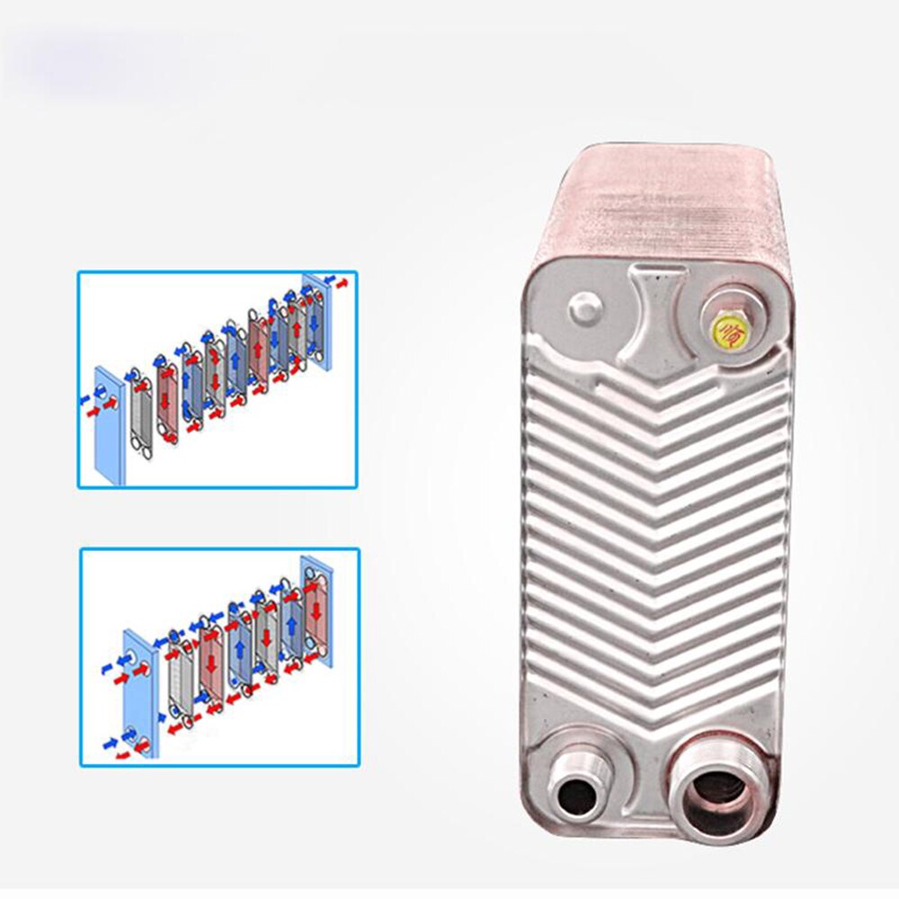 24 Plates stainless steel heat exchanger Brazed plate type water heater SUS304