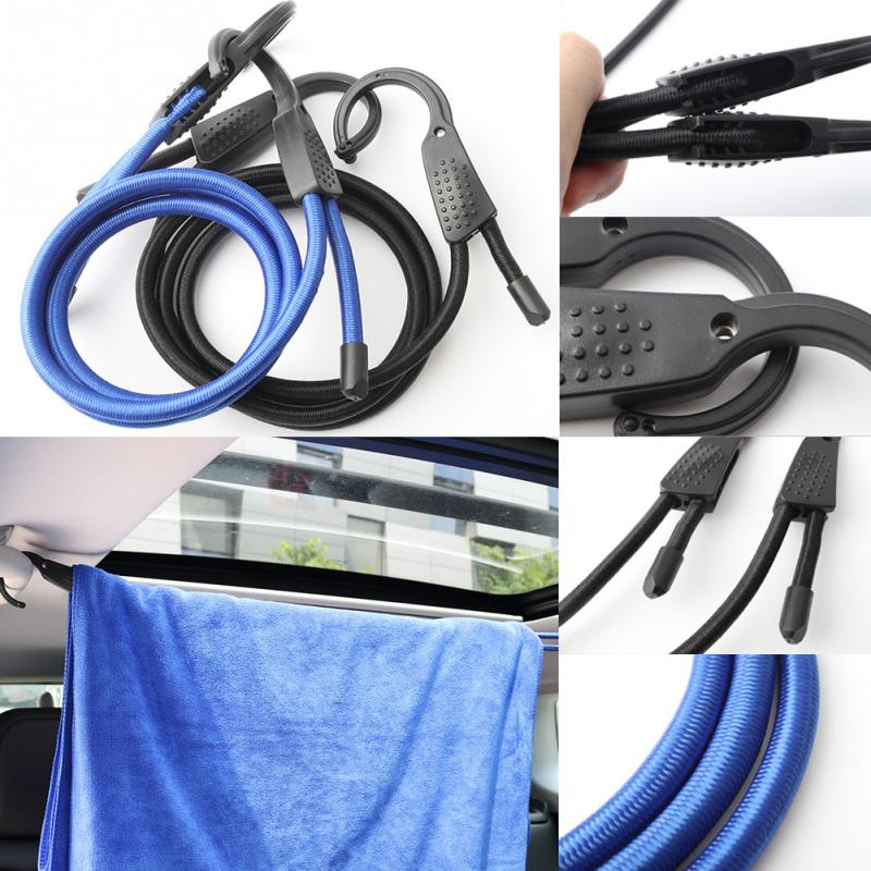 Biljusterbar elastisk elastisk strammesnorrem strekk plast krok bilbagasjetelt kajakk båt kanosykler tau glipper