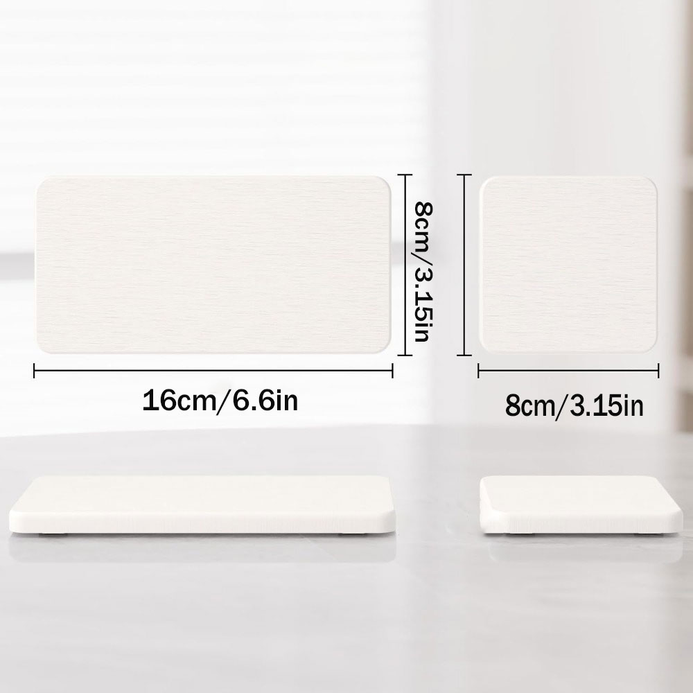 Soap Drying Mat Dish Diatomite Tray Pad Sink Holder Bathroom Kitchen Absorbent Cup Fast Mats Saver Organizer Pads Stone Water