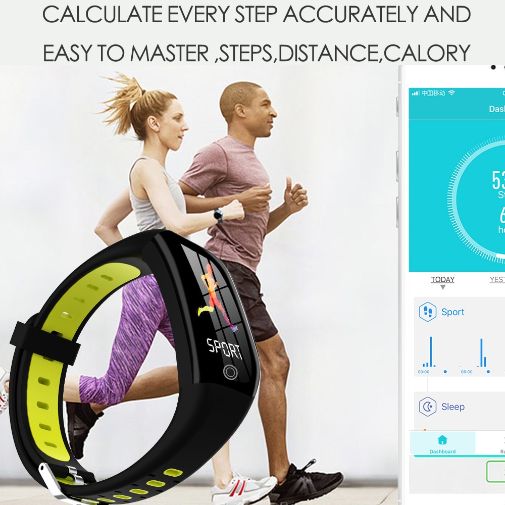 Gps-aktivitätstracker, smartes armband mit 1.14- zoll-display, blutdruck- und herzfrequenzmessung, wasserdichtem fitness-tracker