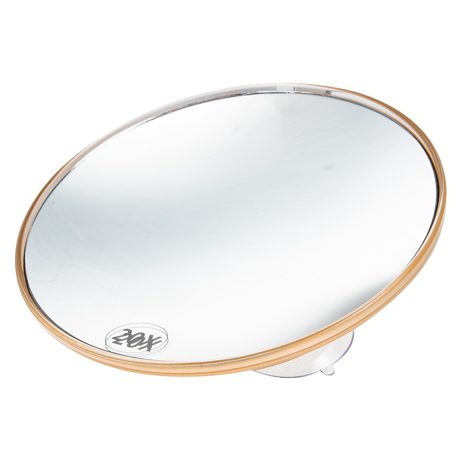 Espejo de baño de gran aumento con 3 ventosas, herramienta de cosmética, redondo, Flexible, para maquillaje, 20X