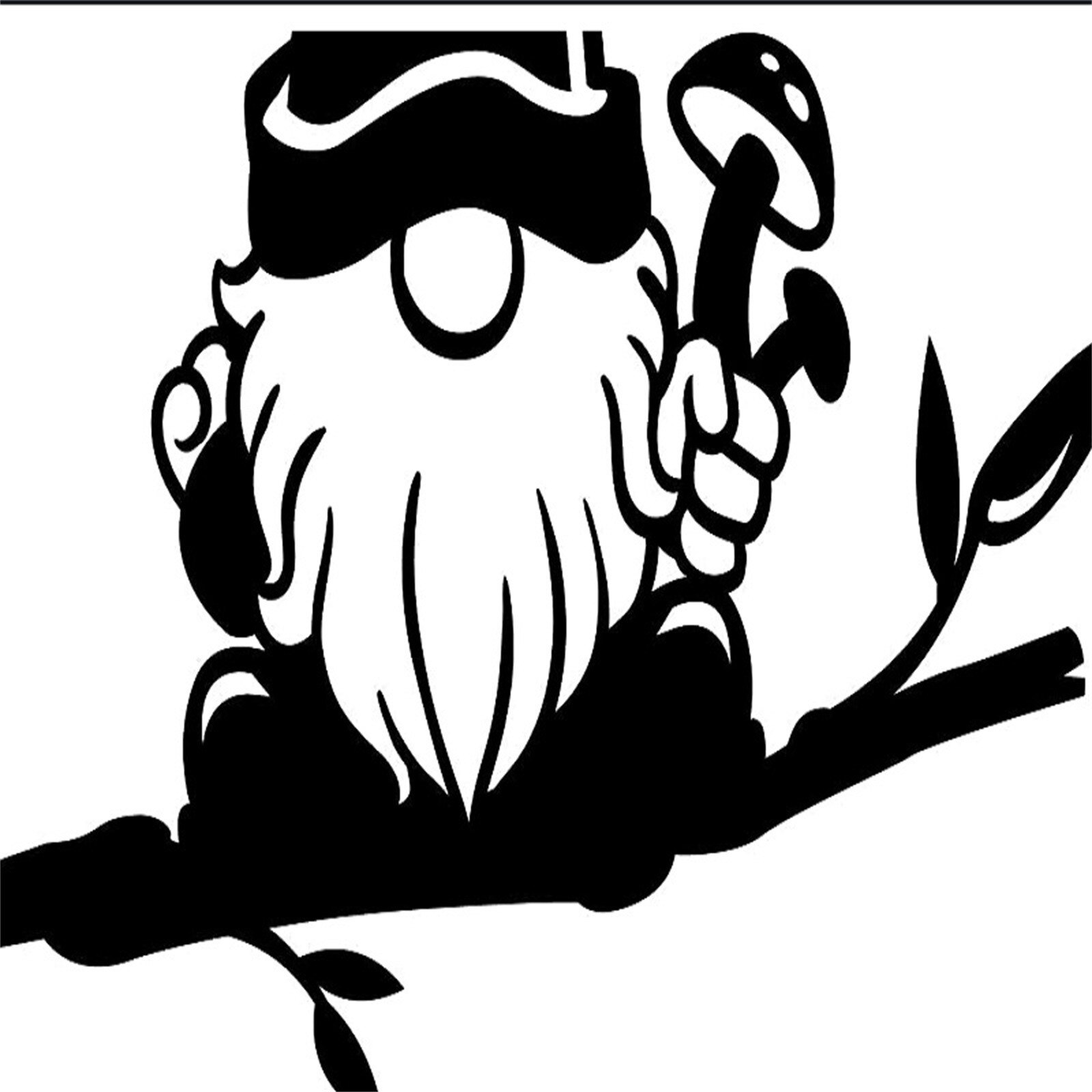 40# Garden Santa Claus Sculptures Outdoor Art Garden Branch Decoration Backyard Metal Elves Deco Gorgeous Garden Accessory