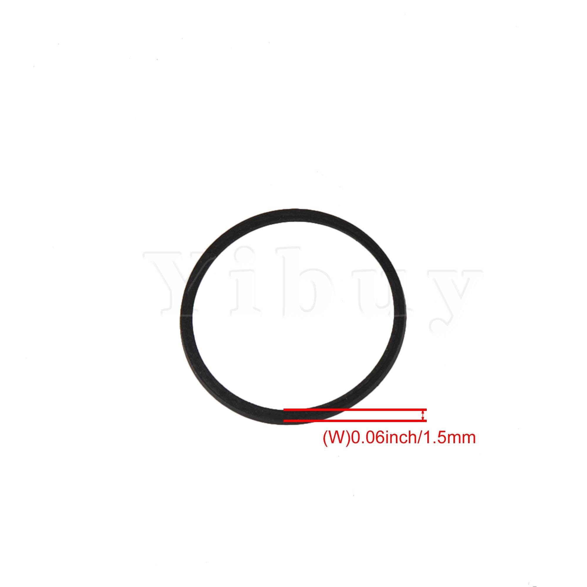 Yibuy-Correa de goma para DVD, 1,5mm, grabadora mixta, plegado cuadrado, 40 a 60mm, Juego de 20
