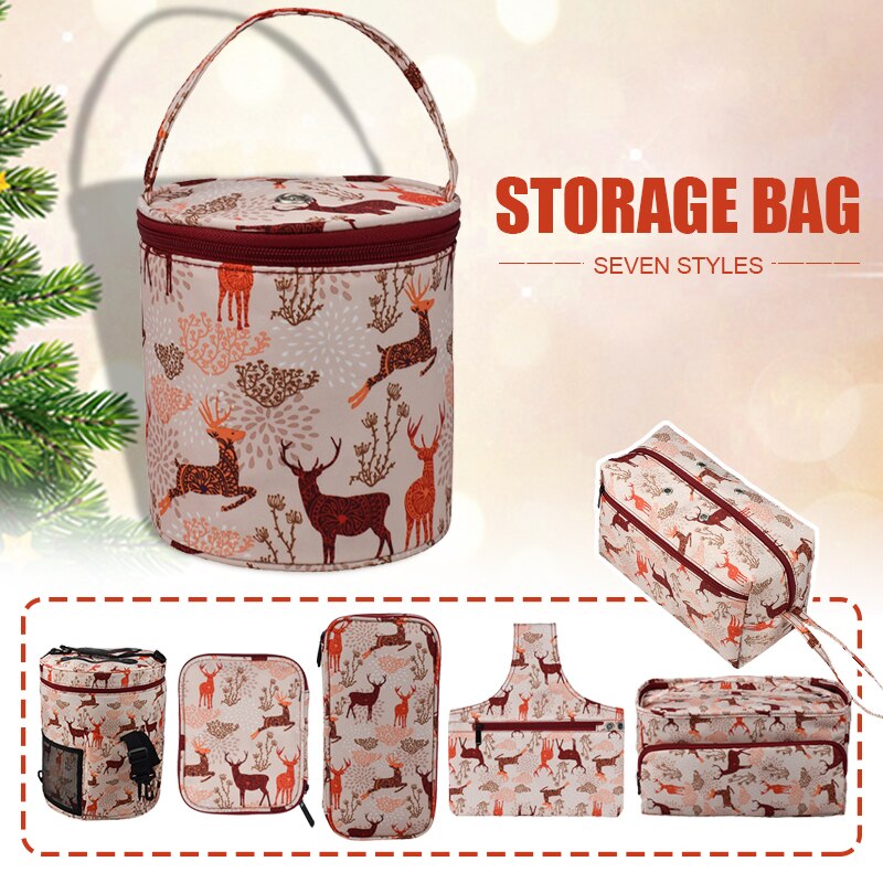 Yarn Wool Knitting Bag Organizer Yarn Storage Case For Crocheting Hook Knitting Needles Wool Storage Tote Bag